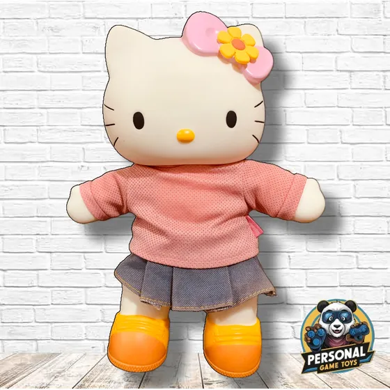 Linda Boneca Hello Kitty Original Multibrink 26cm