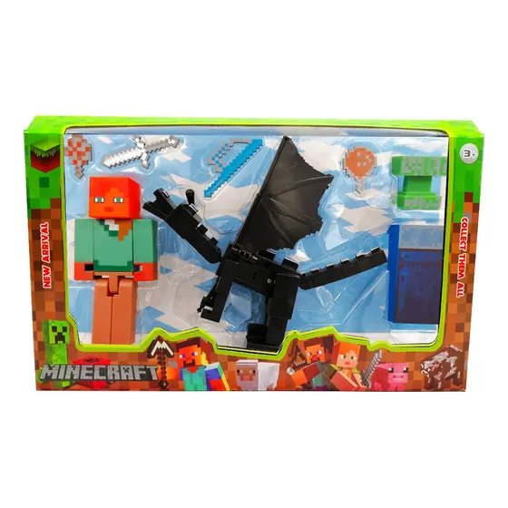 Juguete Minecraft Muñeco Dragon Devastador Phantom Coleccion