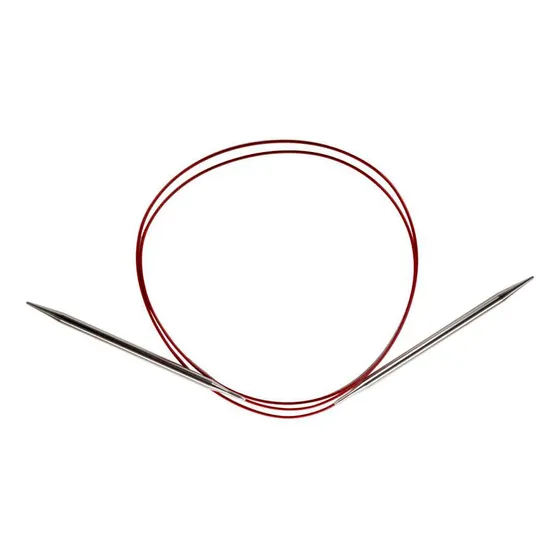 Chiaogoo Aguja Circular Encaje Rojo 46.9 In Acero Tamaño