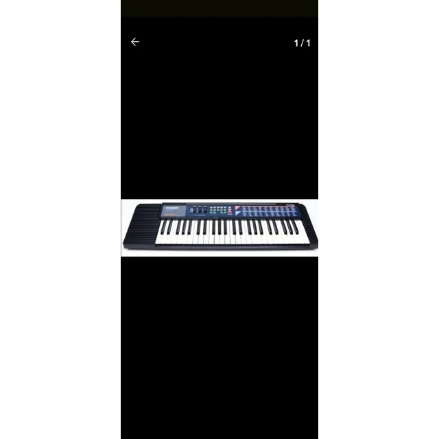 Teclado Musical Casio Tone Bank Ca-110 49 Teclas Negro