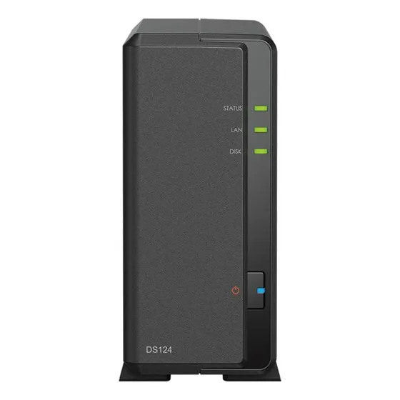 Servidor Nas Synology Diskstation Ds124 C/ 1 Baia Sem Disco