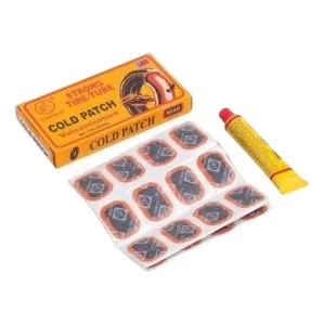 Caja 24 Parchos + Tubo De Pega L24 Para Bicicleta Moto