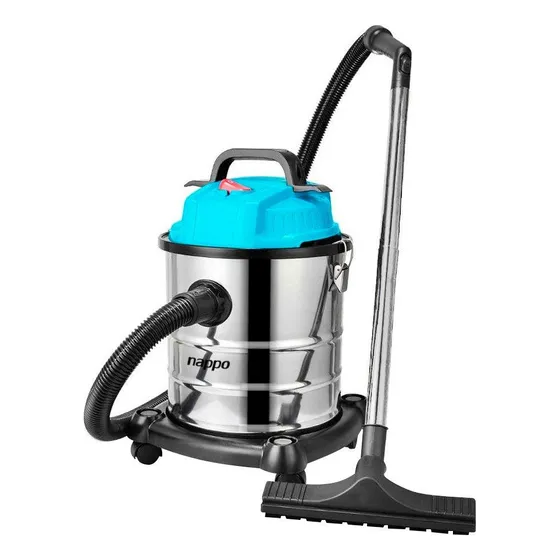 Aspiradora Industrial Nappo 1400w Acero 20l Agua Y Polvo Color Acero inoxidable