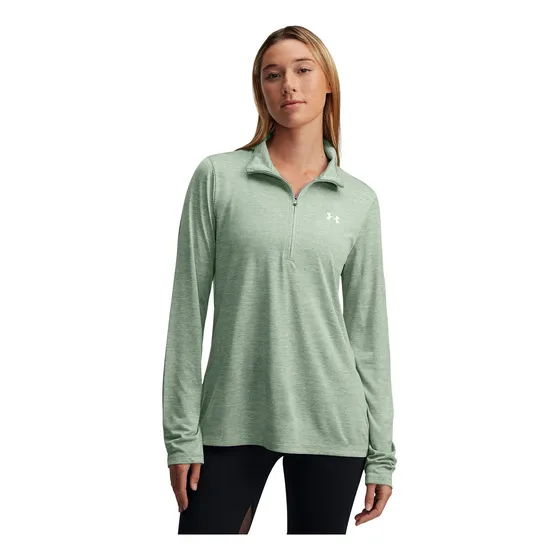 Polerón Mujer Tech Twist ½ Cierre Verde