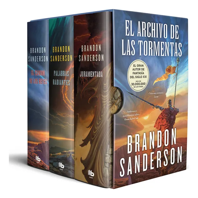 El Archivo De Las Tormentas (contiene: El Camino De Los Reyes Palabras Radiant, De Sanderson, Brandon., Vol. 0. Editorial B De Bolsillo, Tapa Blanda, Edición 0 En Español, 2024