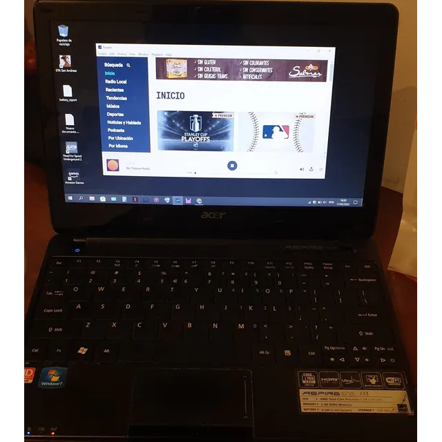 Acer Aspire One 722 8gb Ram 128gb Ssd Windows 10 Pro