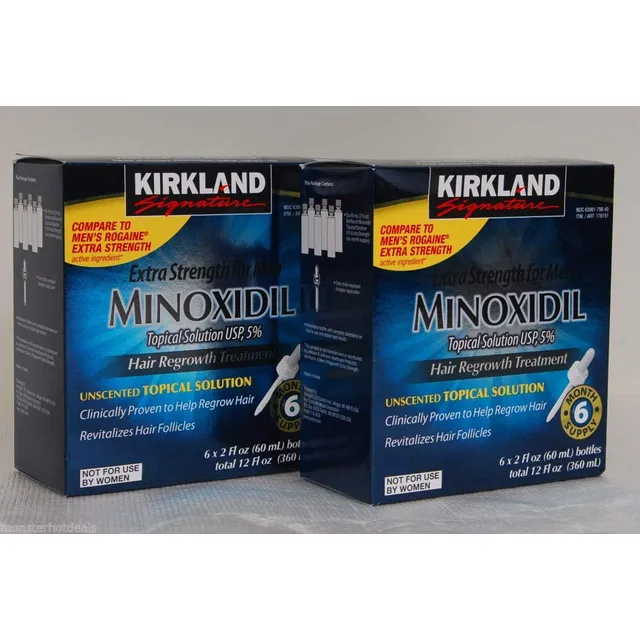 Solución Para El Crecimiento Del Cabello Kirkland Minoxidil