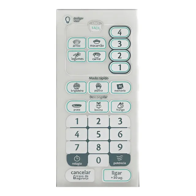 Membrana Teclado Microondas Consul Cmy34 Cmy34ab