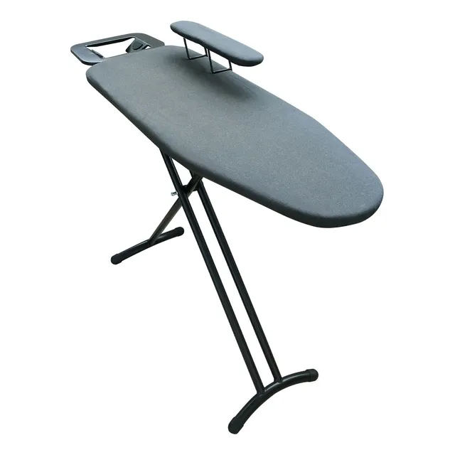 Tabla De Planchar De Metal Con Brazo, Posaplancha Y Posaropa
