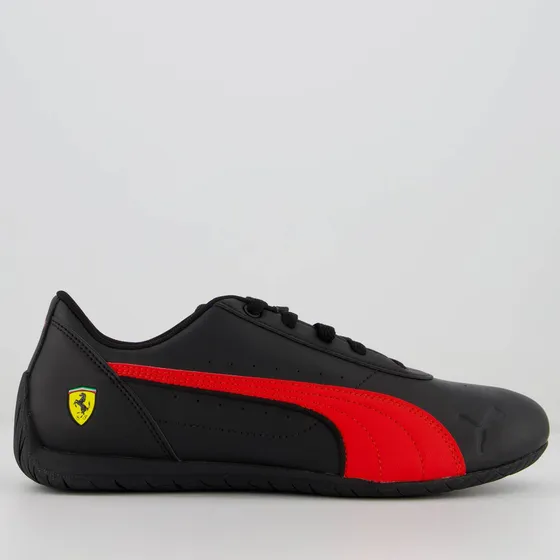 Tênis Puma Scuderia Ferrari Neo Cat Preto E Vermelho