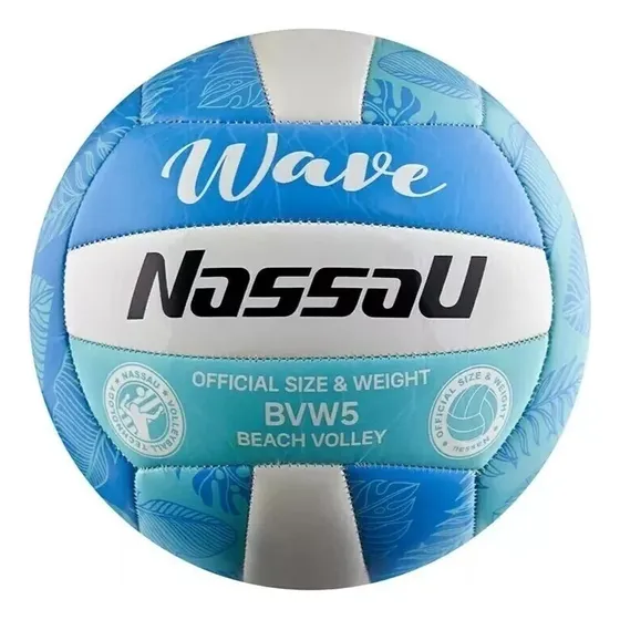 Pelota De Beach Voley Nassau Wave Color Celeste