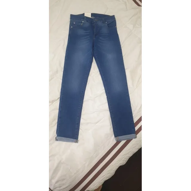 Jean Marca Seven (7), 100% Original Súper Skinny, Azul Claro
