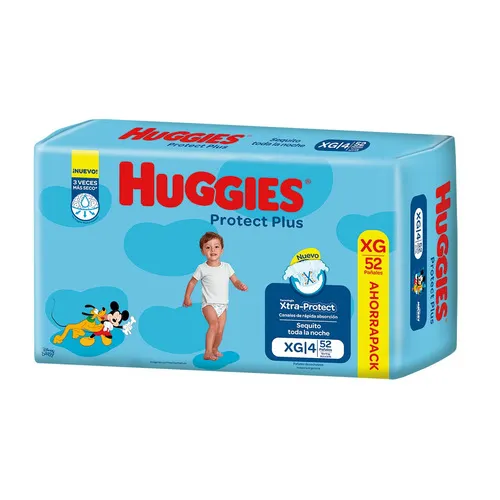 Pañales Huggies Protect Plus XG