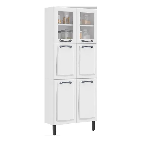 Paneleiro New Premium Com 6 Portas Itatiaia Cor Branco/Neve