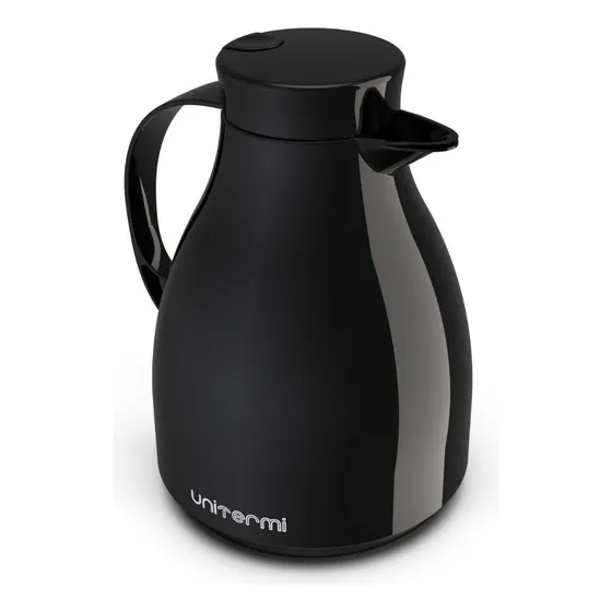 Garrafa Térmica Bule Gatilho Café Água 500ml Pequena Vintage Cor Preto