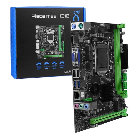 Placa Mãe Micro-atx Lga1151 Ddr4 Usb 3.0 Suporte Rtl8111g