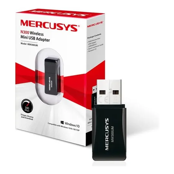  Adaptador Mini Usb N300 Inalámbrico Mercusys *oferta*
