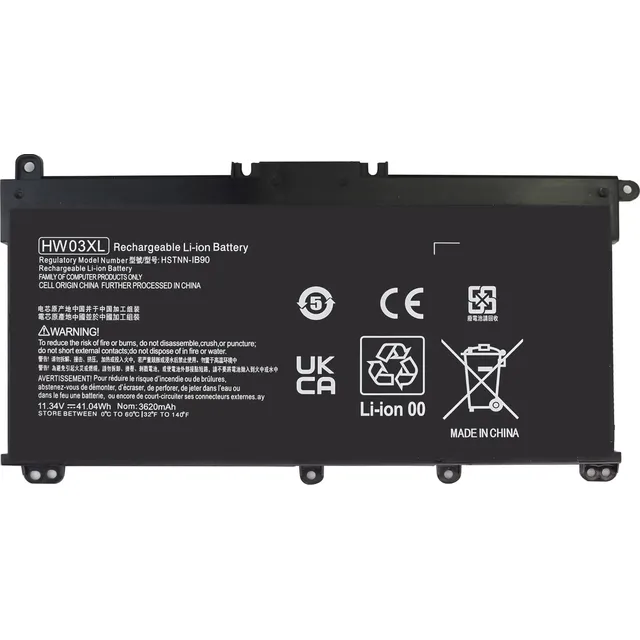 Hw03xl Batería Para Portátil Hp Pavilion 15-eg 15-eh 17-cn