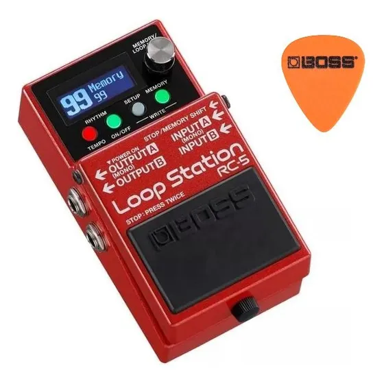 Pedal Boss Loop Para Guitarra Rc-5 Loop Station Rc5