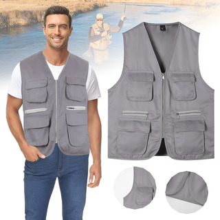 Chaleco Táctico De Pesca Caza Multibolsillo Reportero Hombre Chaleco Táctico De Pesca Caza Multibolsillo Reportero Hombre