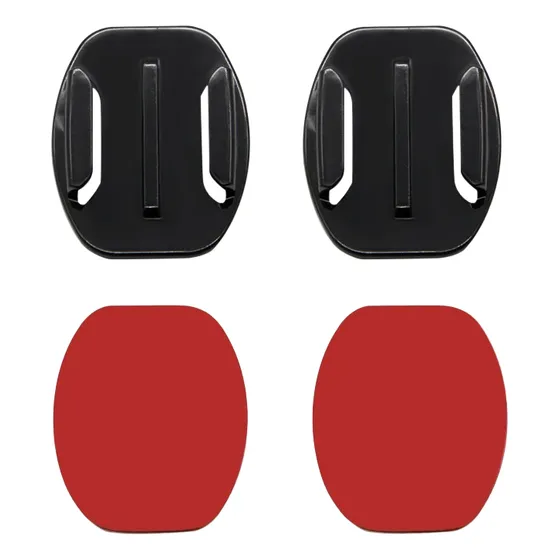 Kit De Soportes Para Gopro Plano Y Curvos Adhesivos 3m 4 Pcs