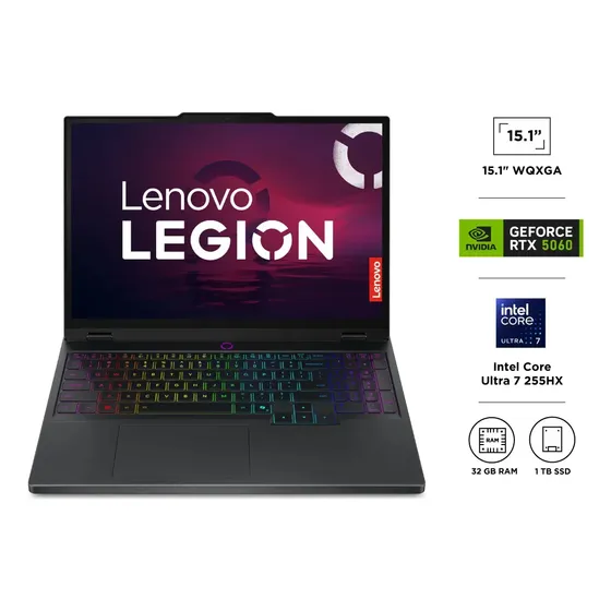 Notebook Gamer Lenovo Legion 5i Ultra 7 32gb 1tb Rtx5060 Negro