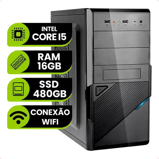 Computador Intel Core I5 16gb 480gb Ssd Windows 10