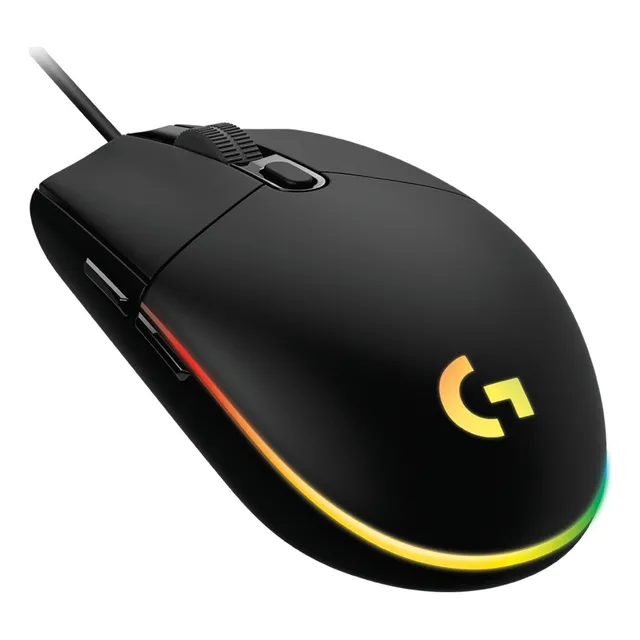 Mouse Gamer Logitech Óptico G203 Lightsync, Alámbrico, Usb