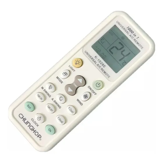 Control Remoto De Aire Acondicionado Universal K 1028e