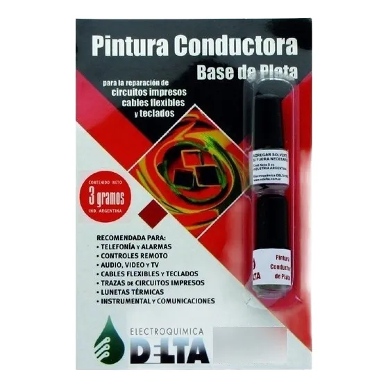 Pintura Conductora De Plata Delta 3 Gr Lanús Oeste