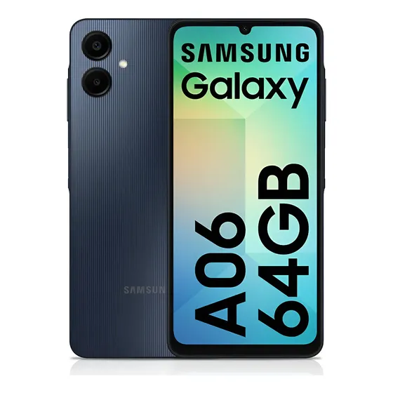 Celular Samsung Galaxy A06 64/4gb Cámara 50+2/8mp 6.7 Negro
