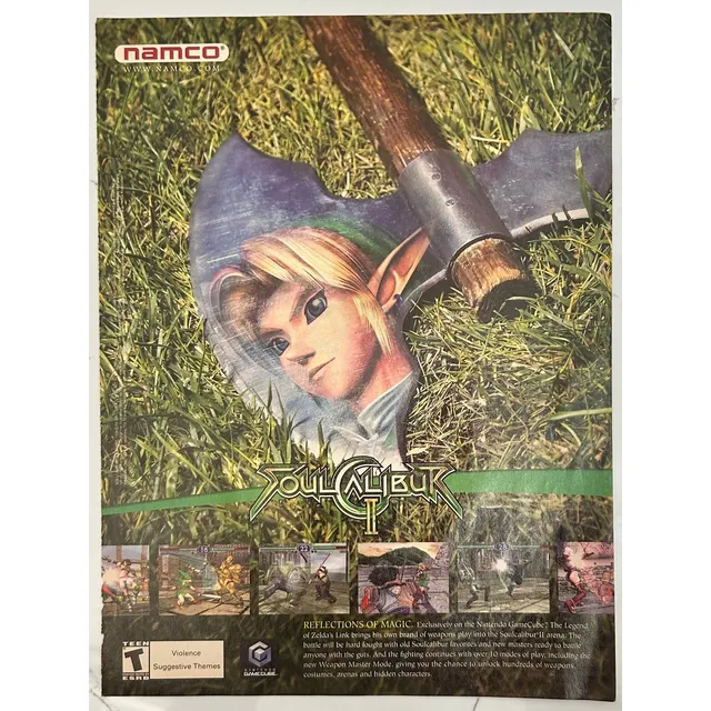 Anuncio Vintage Original Soul Calibur Ii - Ngc - Laminated