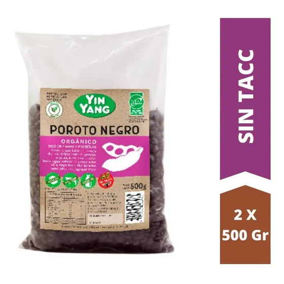 Poroto Negro Orgánico X 1 Kilo - Libre De Gluten Sin Tacc
