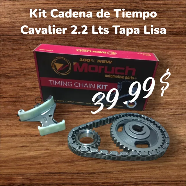 Kit Cadena De Tiempo Cavalier 2.2 Tapa Lisa 98-2002
