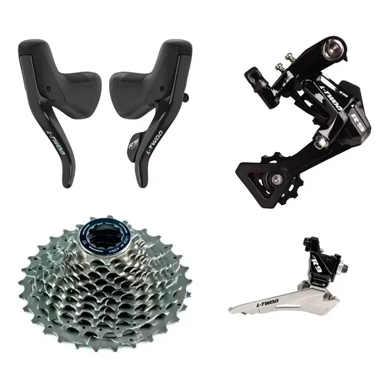 Transmision Ltwoo 2x11 R9 Ruta Grupo Kit Cambio Piñon Ergo