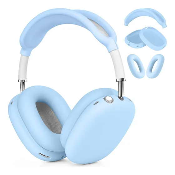  Funda Para AirPods Max Audífonos De Silicona Protector Case