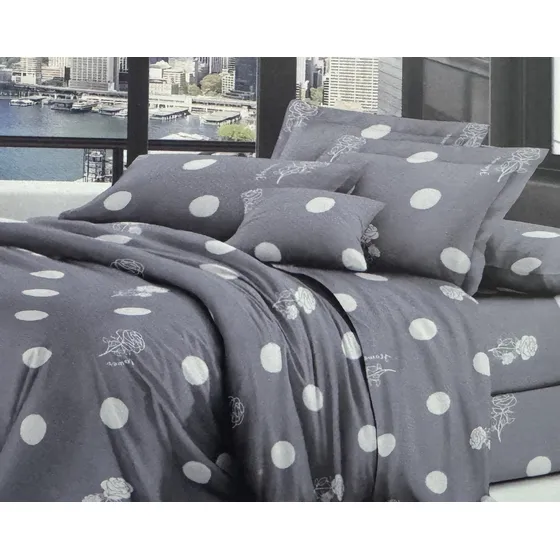 Juego Sabanas 2 Plazas Y Media * 100% Cotton Touch 200 Hilos