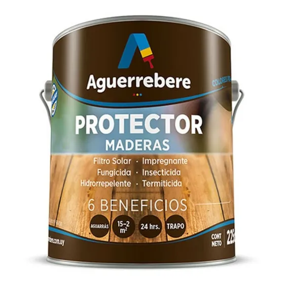 Pintura Protector Para Madera 20 L Varios Colores Aguerreber