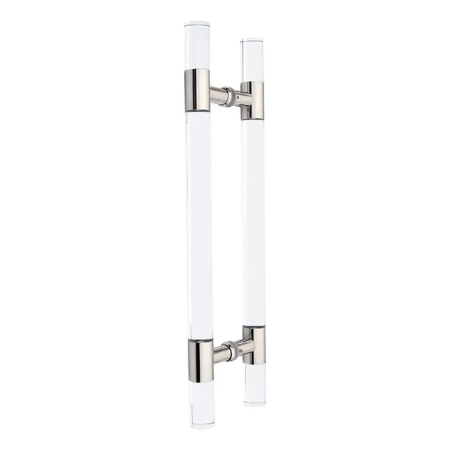 Lzmzmq Manija Puerta Cristal Largo Barra Traccion Deslizante