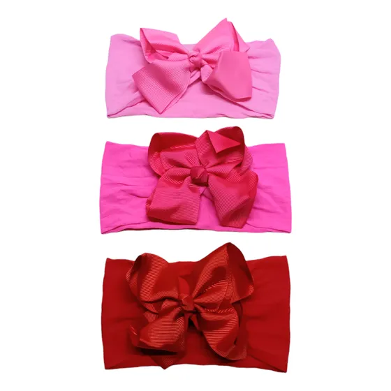 Set De 3 Cintillos Elasticados Para Bebé De 0 A 12 Meses