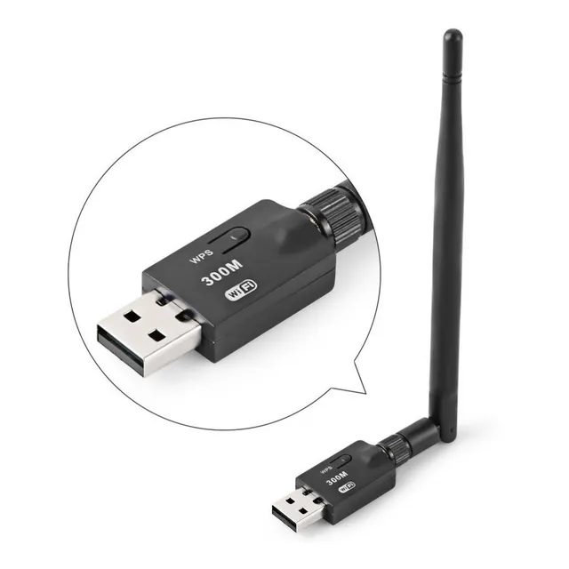 Adaptador Wifi Usb 2.0 Red 300mbps Chip Rtl8192eu High Speed