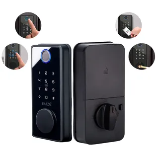 Fechadura Digital Ekaza Wifi Biométrica Sem Maçaneta Senha Fechadura Digital Ekaza Wifi Biométrica Sem Maçaneta Senha