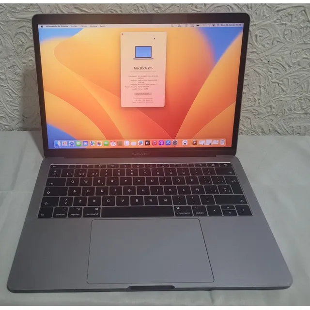 Macbook Pro13  8gb De Ram - 256gb Ssd - Intel Core I5-7th Gris