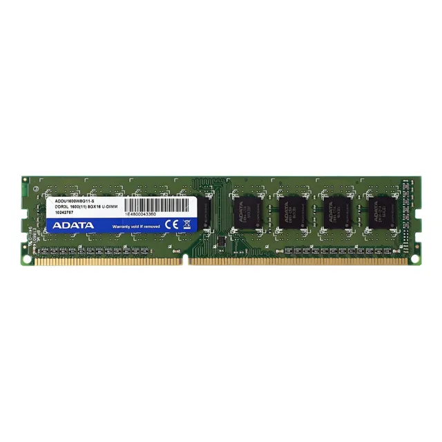 Memoria Ddr3l Adata 8 Gb 1600 Mhz Udimm 1,35 V Addu1600w8g11