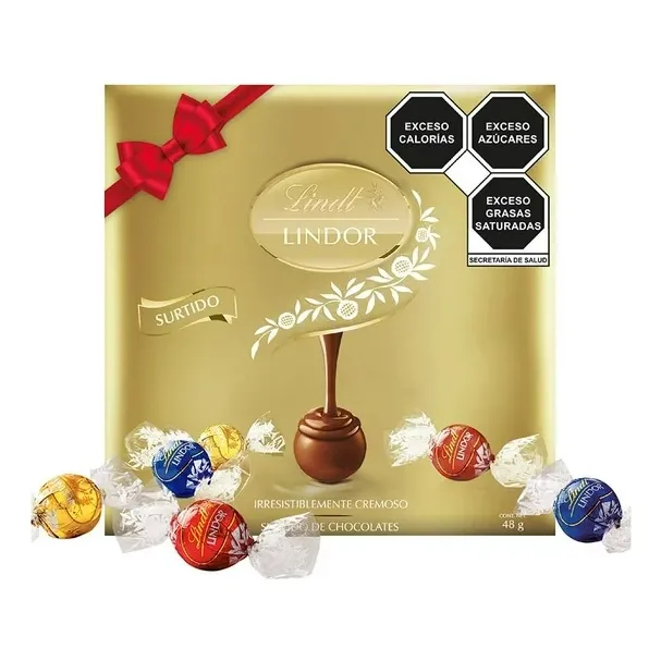 Lindor Chocolate Con Relleno Suave Caja 48g