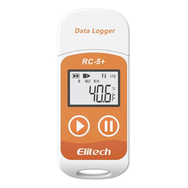 Registrador De Datos De Temperatura Elitech Rc - 5 +