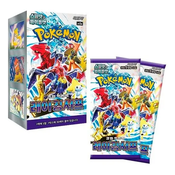 Pokemon Tcg Raging Surf Sv3a Booster Box Korean Pokémon Coreano