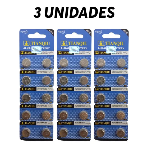 Batería Pila Ag13 Alcalina Lr44 G13 A76 Gp76a 357 Sr44w