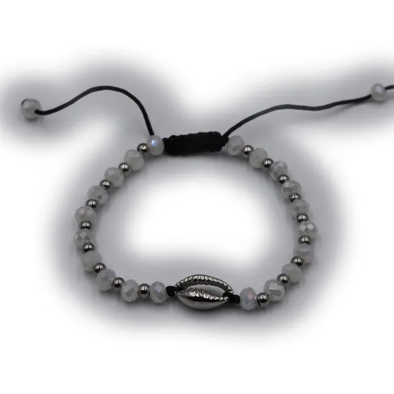 Pulsera Dije Concha De Mar Ajustable De 17cm A 25cm Unisex