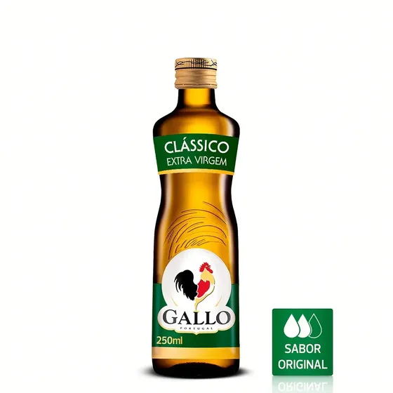Azeite de Oliva Extra Virgem Clássico Português Gallo Vidro 250ml